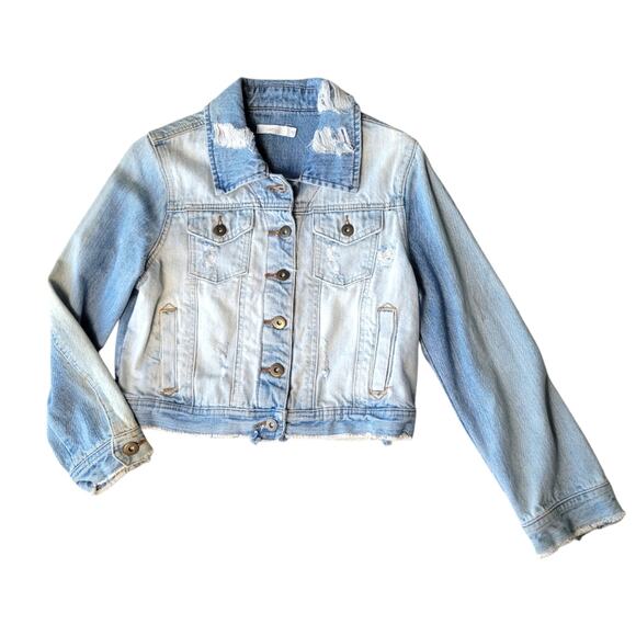 Millau Distressed Denim Jean Jacket NWT Small - Picture 2 of 6